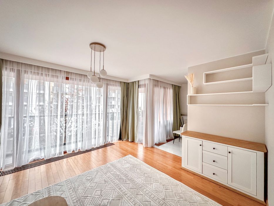 57 m² | Royal Wilanów | loggia ze schowkiem | garaż | klimatyzacja |