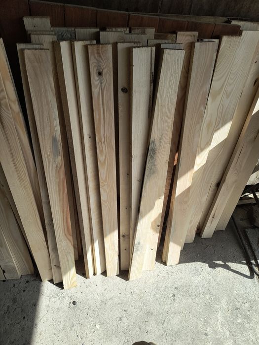 Deska sosnowa 120 cm gołębnik garaż buda klatka wiata strugana