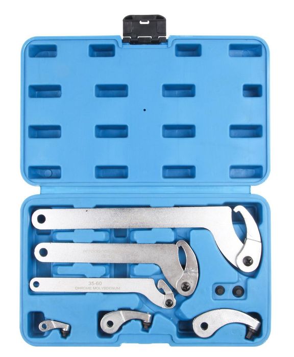 Набір з 8 ключів для круглих шліцьових гайок набор ключей для шлицевых