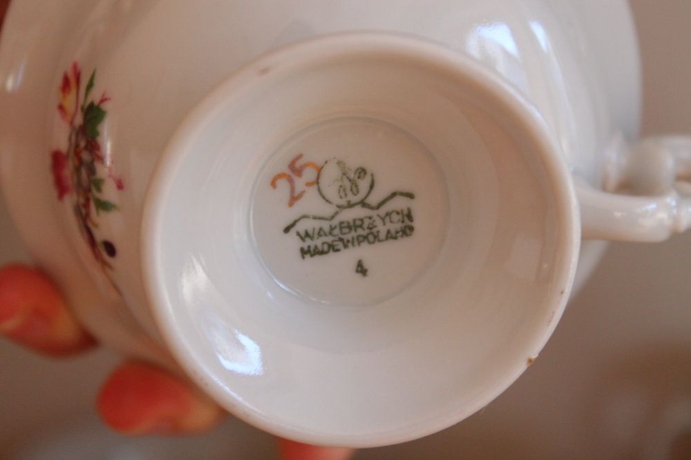 Serwis kawowy porcelana Wałbrzych