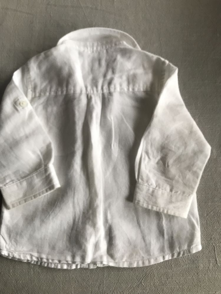 Camisa linho bebé