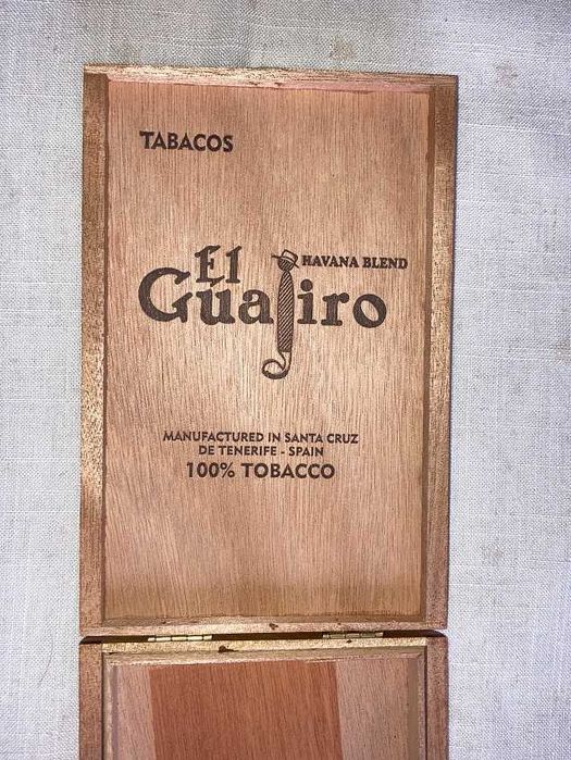 TABACOS EL GUAJIRO - pudełko po cygarach plus gilotyna do cygar