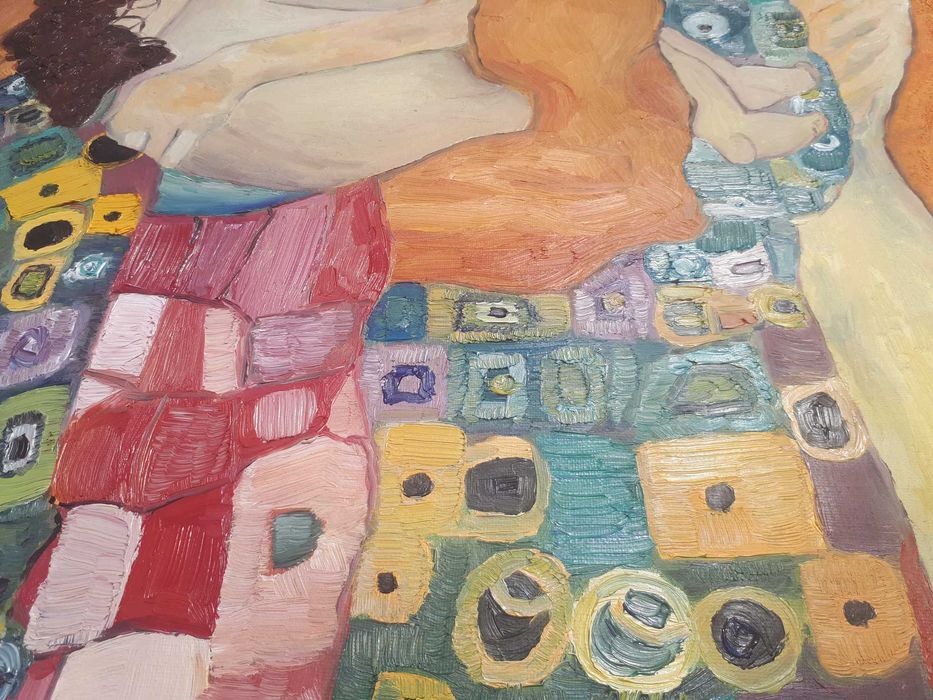 Obraz olejny na płótnie Gustav Klimt "Rodzina"