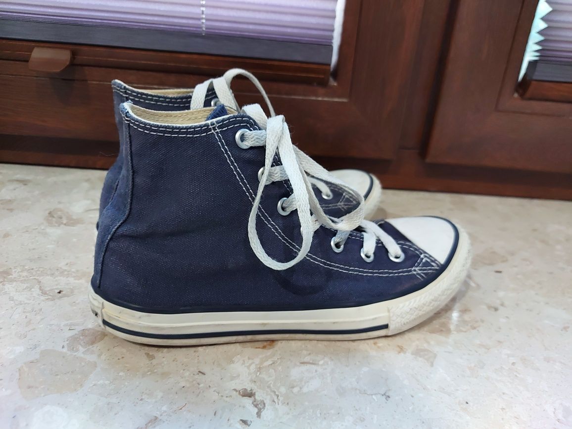 Converse 35 granatowe trampki