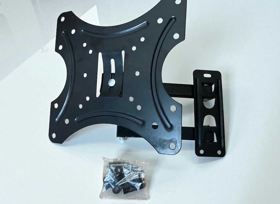 Настінне кріплення для телевізора похилий кронштейн HDL-117B 14-42"