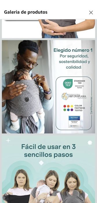 Sling marsupio bebé e recém nascido NOVO