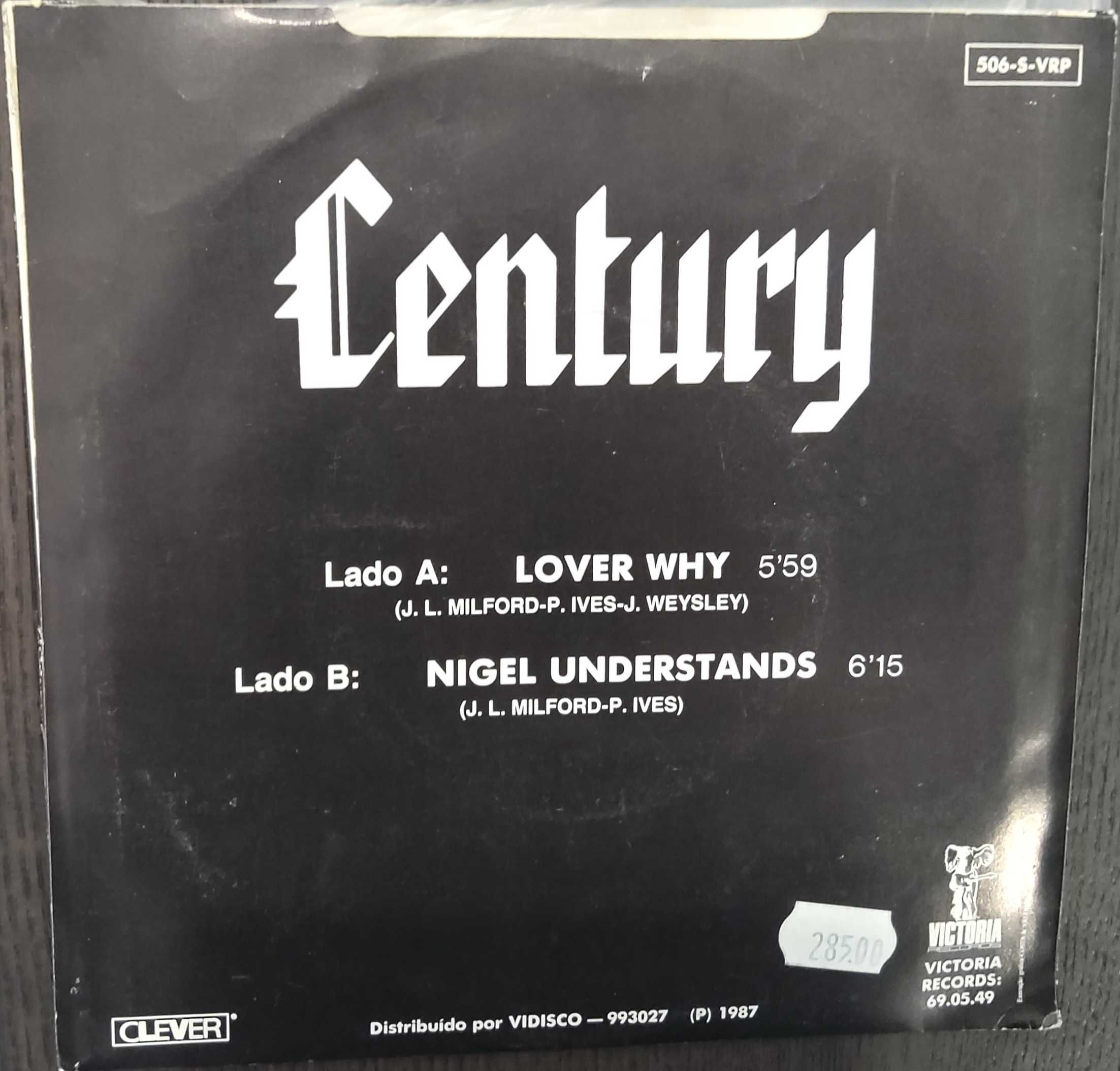 Vinil Single - Century - Lover Why