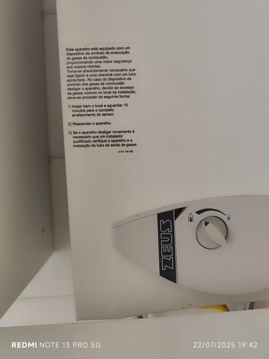 Esquentador Zeus 11L