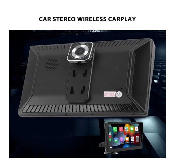 9-calowy Przenośny Bezprzewodowy zestaw stereo carplay 64 GB kamera
