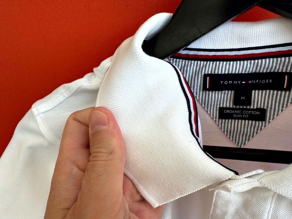 Tommy Hilfiger Оригінал чоловіча футболка з комірцем поло розмір M