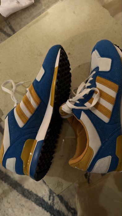 Adidas Originals ZX 700 azul/amarelo – retro runner (bom estado)