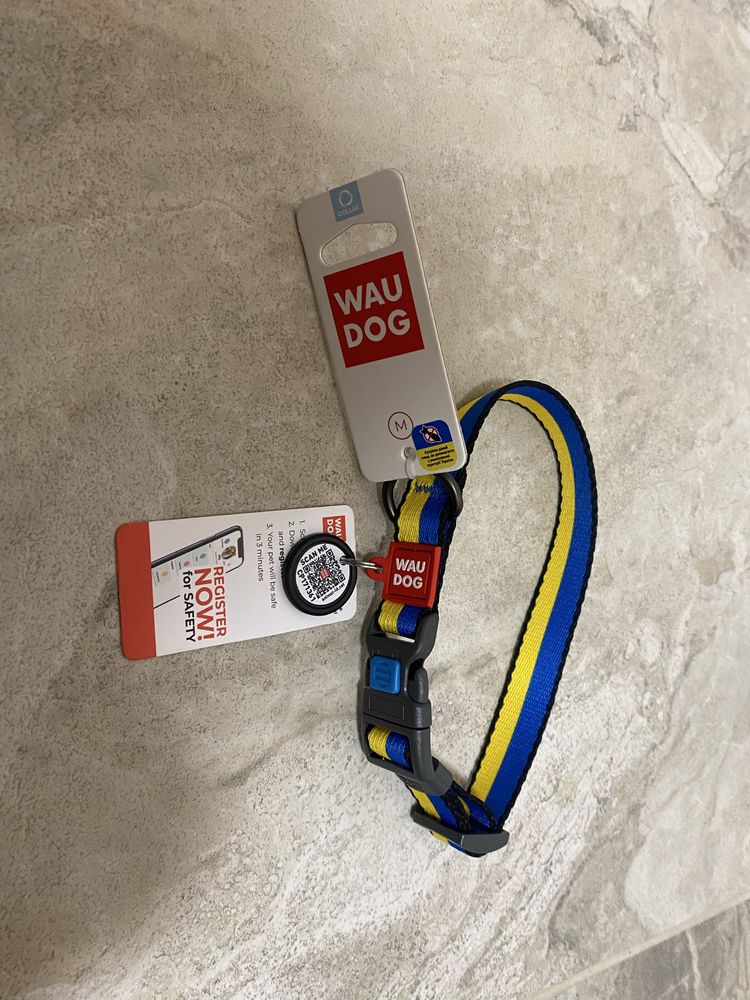 Ошейник для животных Waudog Nylon с QR паспортом
