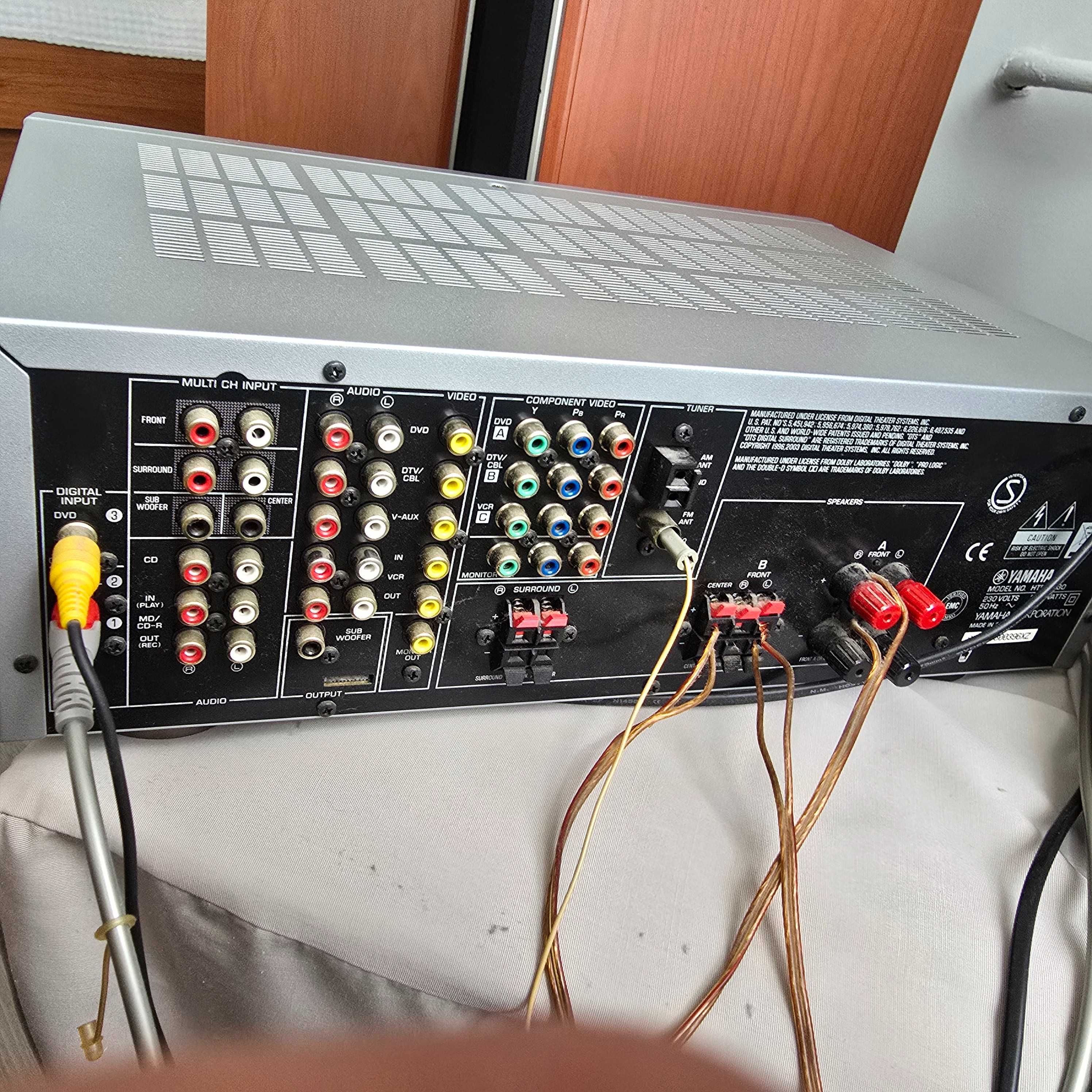 Kino domowe Yamaha + kolumny Prism – komplet, sprawny zestaw!