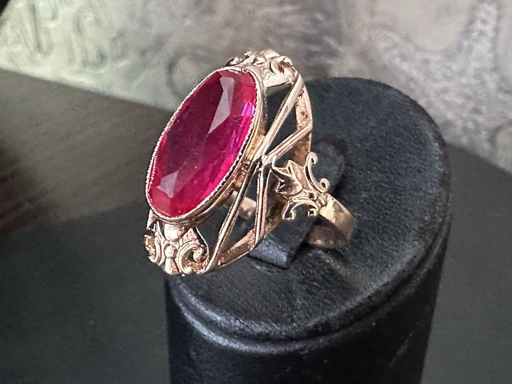 Золотое кольцо перстень 583 проба СССР акция распродажа