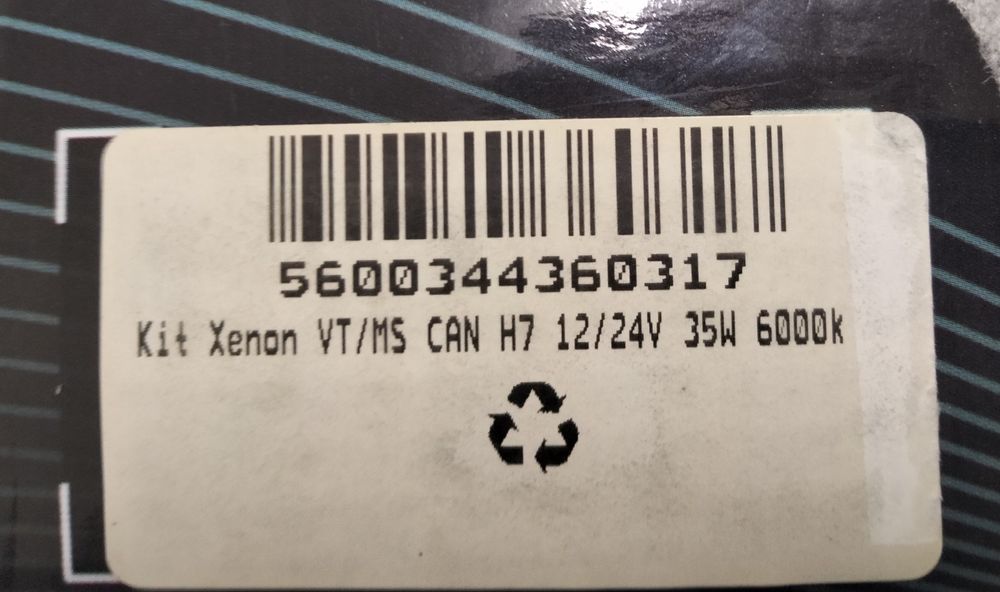 Kit xenon CANBUS H7 12V/24V 35W 6000K