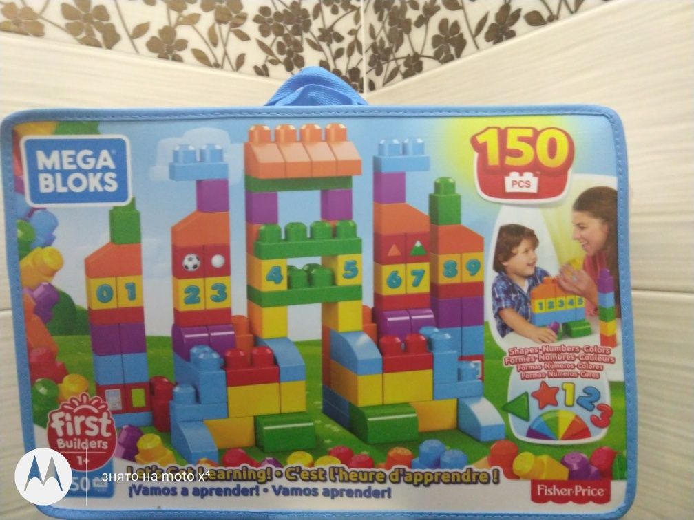 Конструктор Mega Block Fisher price 150 деталей First Builders