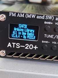 Globalny odbiornik radiowy ATS-20+ v2 KF AM/FM/USB/LSB