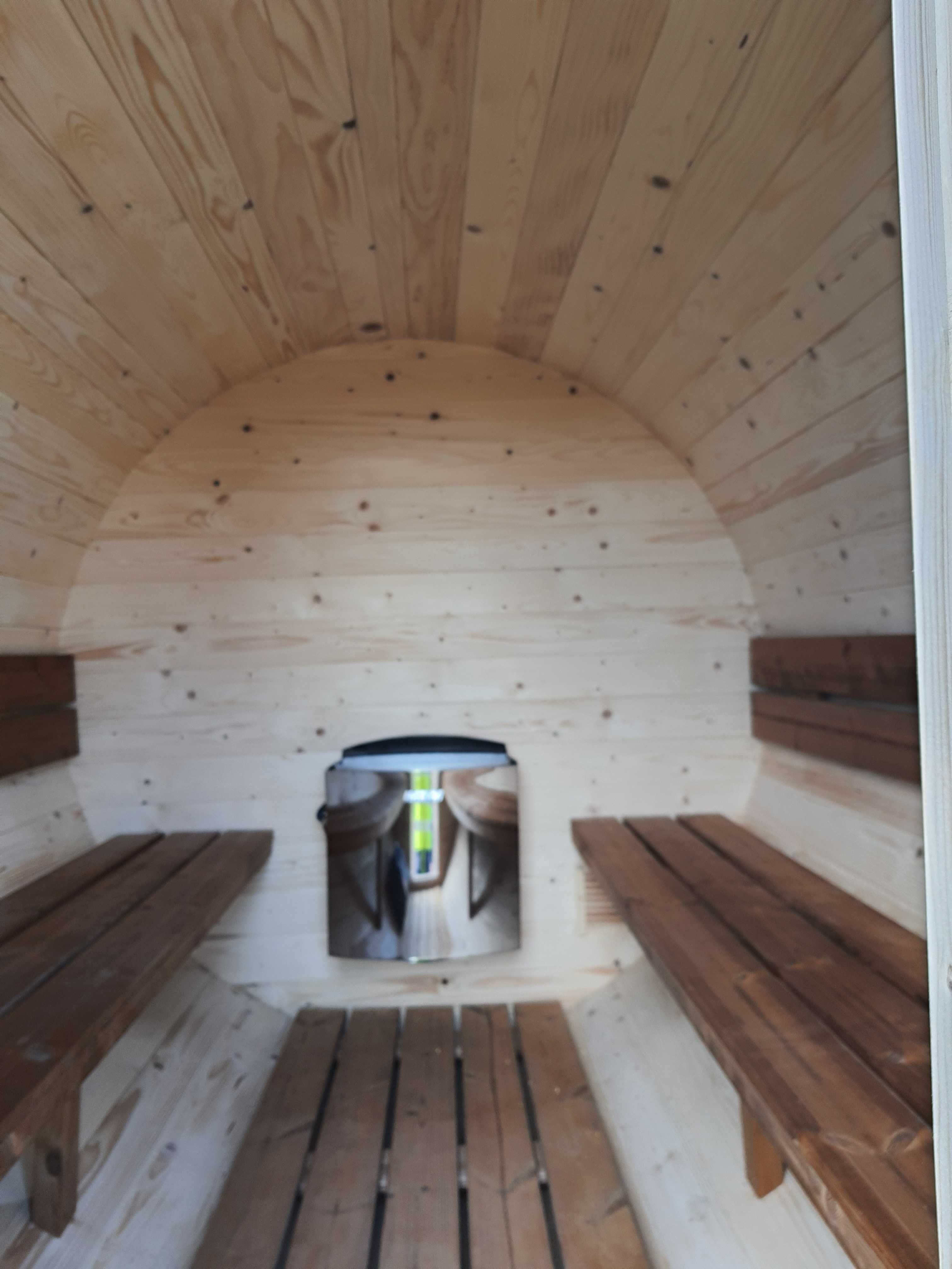 Sauna Ogrodowa z przedsionkiem