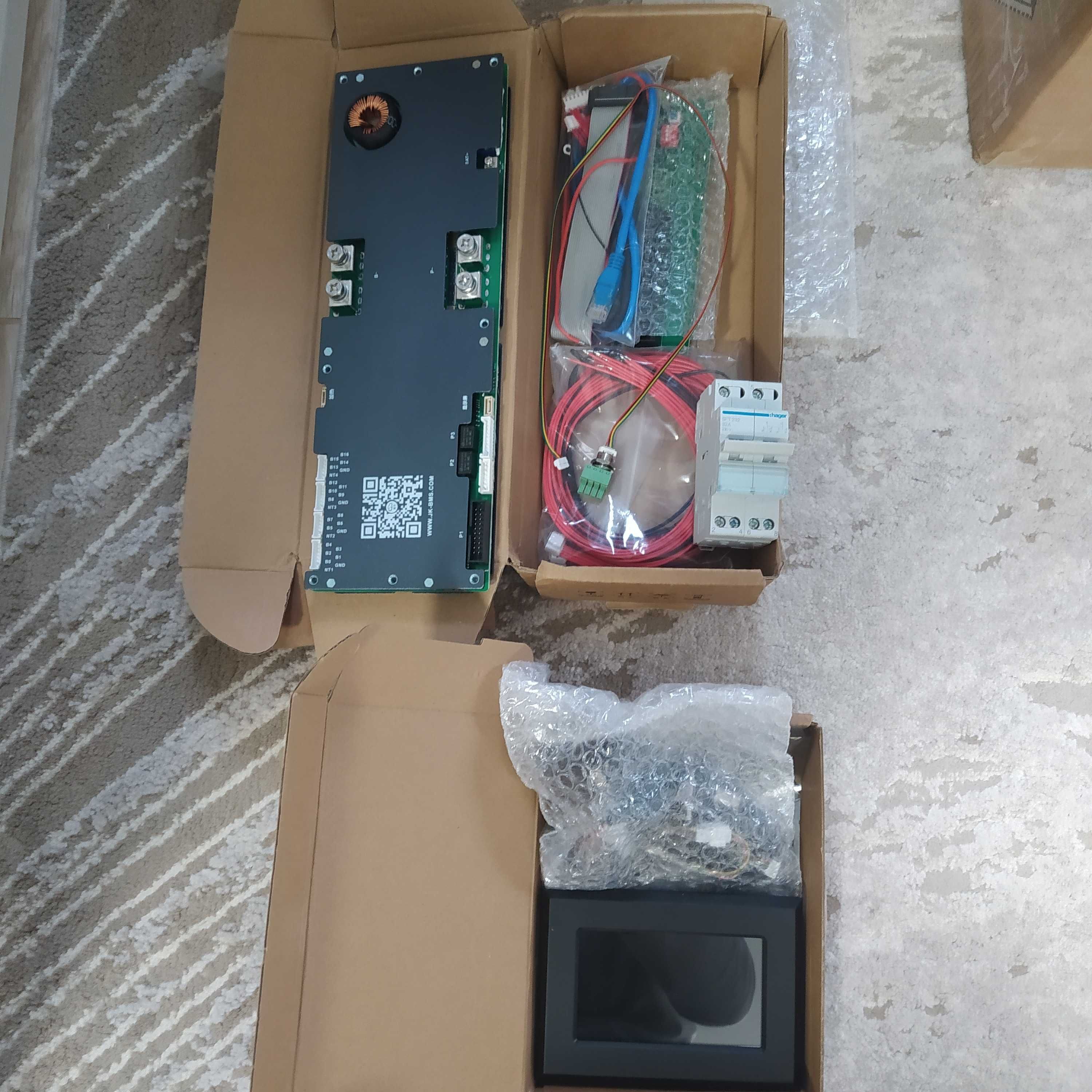 Комплект для резервного живлення EASUN 6200 Вт. LiFePO4. Бмс з екраном