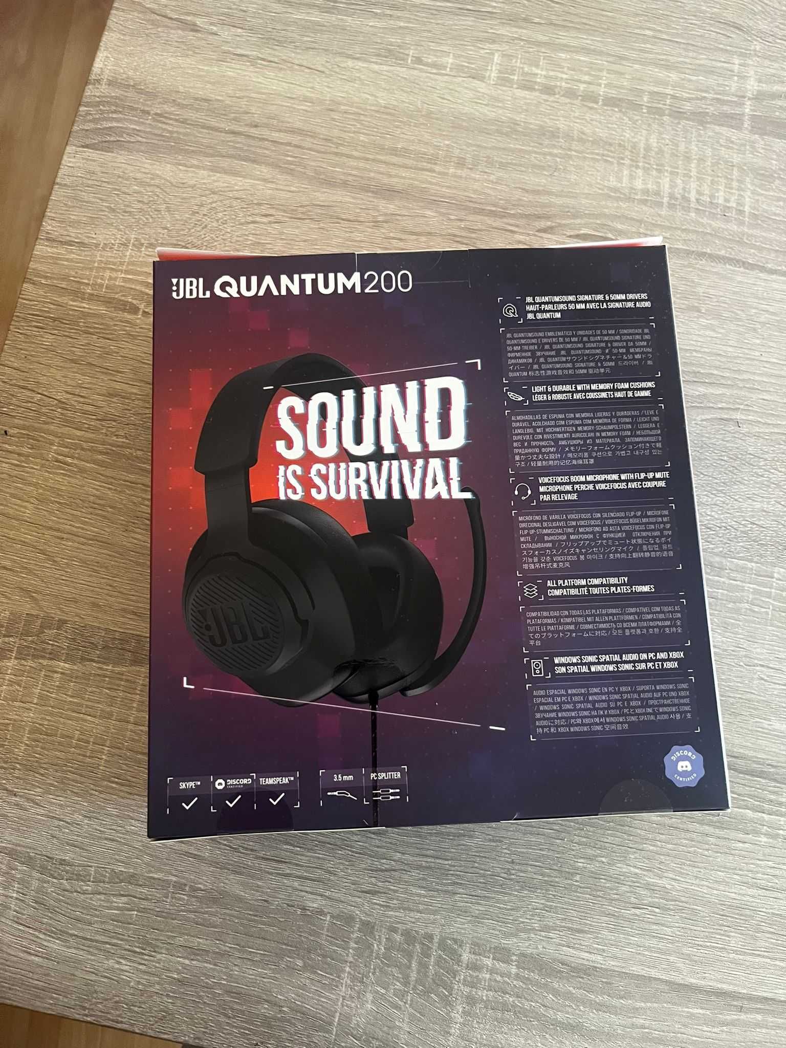 Headphones gaming jbl NOVOS, caixa selada