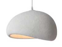 Lampa sufitowa betonowa - Japandi, loft, boho, nowoczesna
