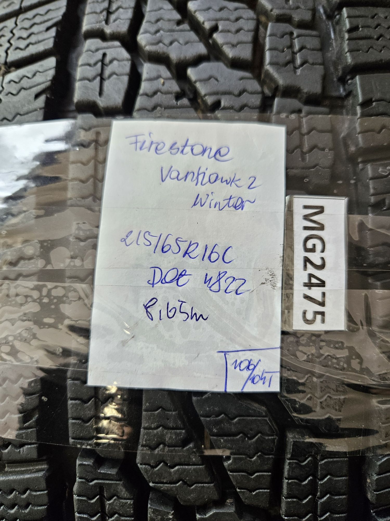 Firestone 215/65 r16c VanHawk 2 Winter /// 8,65mm!!! 2023r wysyłka