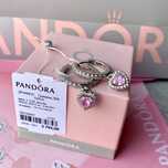 Сережки Pandora Пандора/ Серьги Pandora/ оригінал нові кільця срібло