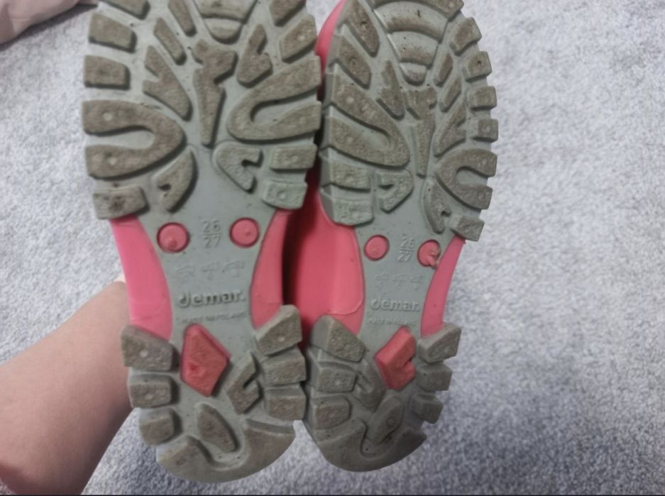 Гумові чобітки Demar 26/27 для дівчинки