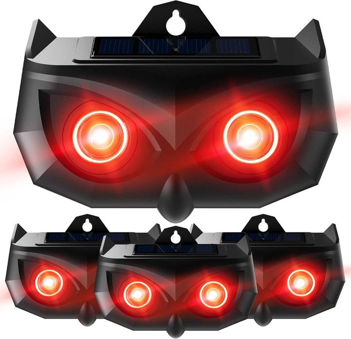 Odstraszacz solarny na lisy, dziki, wilki, psy (4 szt)