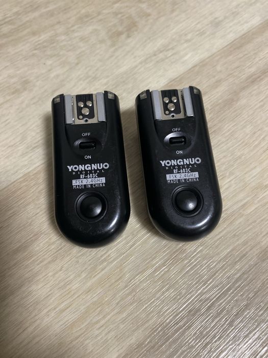 Радіосинхронізатор Yongnuo RF-603C для Canon