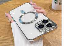 Чехол Iphone 12pro c беспроводной зарядкой Magsafe,прозрачный