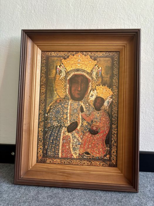 Obraz Ikona Czarna Madonna Obraz religijny wymiary 54x42