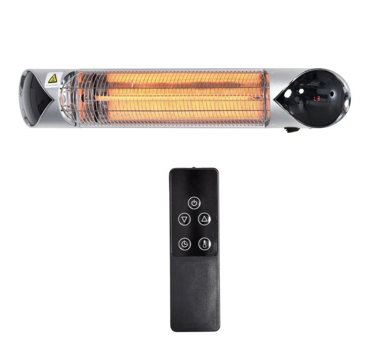 Grzejnik zewnętrzny 4 poziomy grzania promiennik