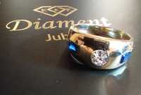 Złoty pierścionek 6,6 gram  diament