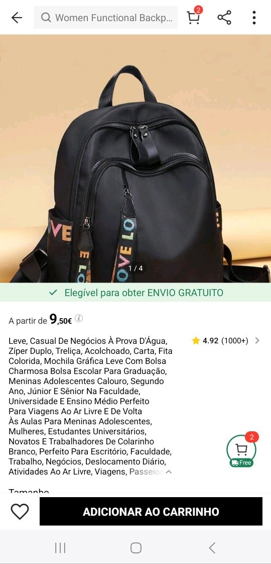 Mochila nova....