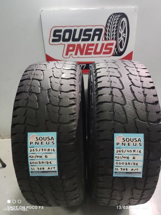 2 pneus semi novos 265-70r16 goodride - oferta dos portes