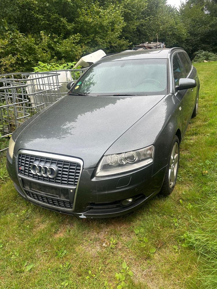 Zderzak maska blotniki lampy klapa skora audi a6 c6 silnik 3.0 tdi pas