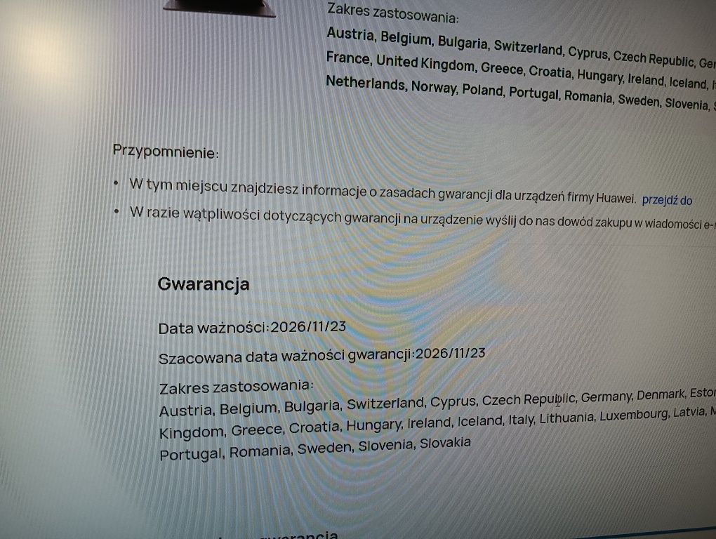 Huawei D16 I5 13generacji 16/1Tb Wifi ax Laptop