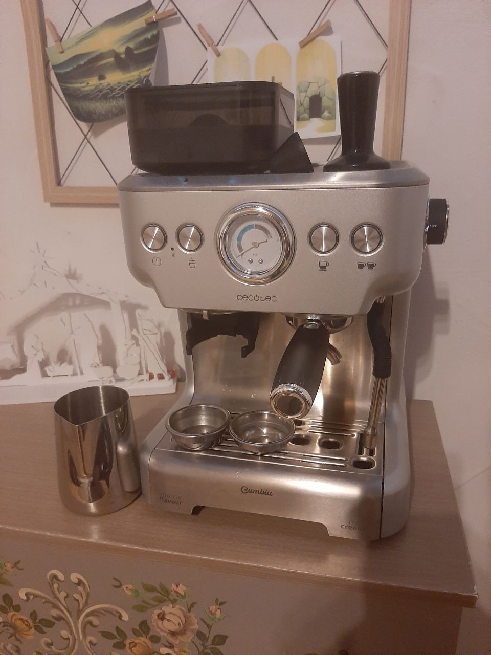 Еспресо-машина Cecotec Power Espresso 20 Barista Aromax з Німеччини