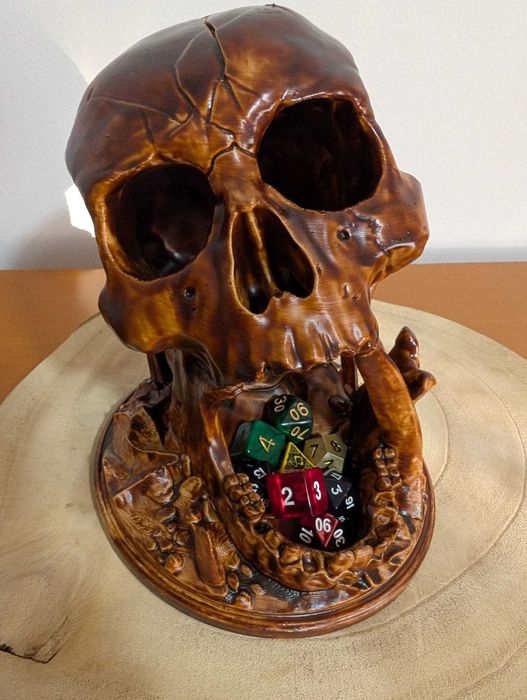 Skull dice tower