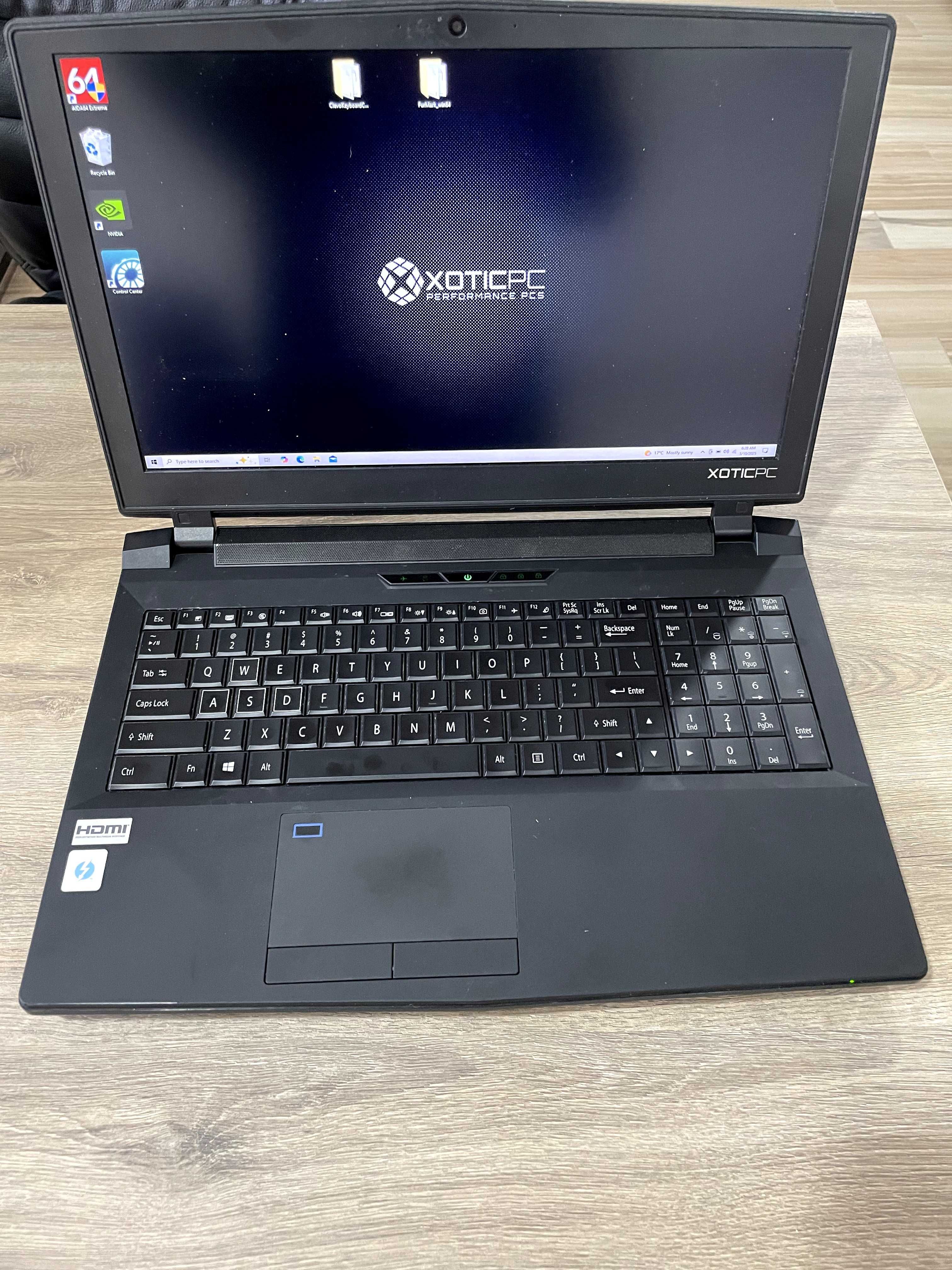 Ігровий ноутбук Clevo Р751ТМ1 от XOTIC PC i9 9900K/64gb/rtx2060 6gb