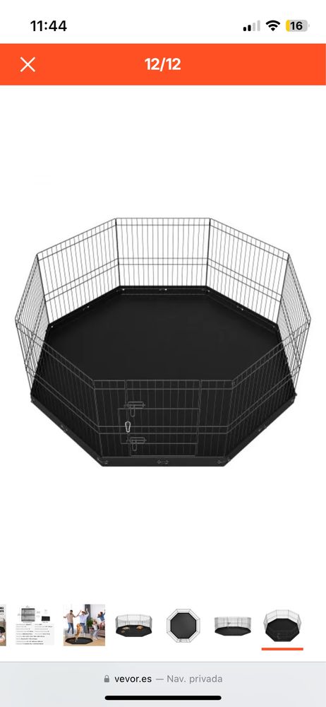 Parque para Cães VEVOR (Altura 61 cm) Novo!