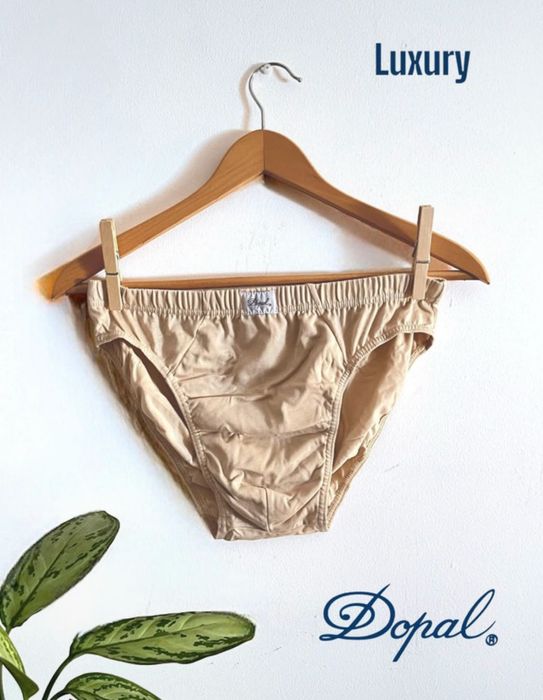 Cueca Dopal Bege 100% Algodão Premium