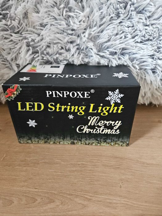 kurtyna świetlna LED płatki śniegu 3,5mx0,8