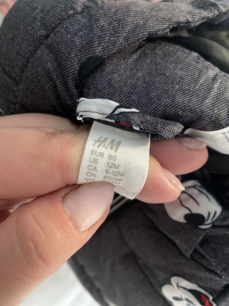 Kurtka zimowa H&M r80 Myszka miki