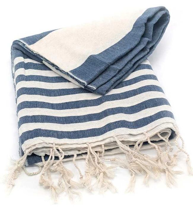 Ręcznik plażowy hammam hamam na plażę kocyk boho z frędzlami ręczniki