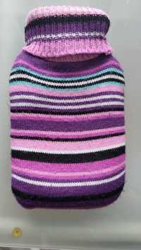 termofor w fioletowym sweterku