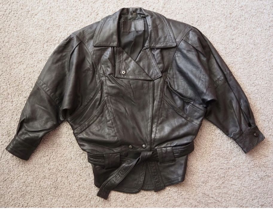 Kurtka skórzana Vintage r.XL/ Oversize