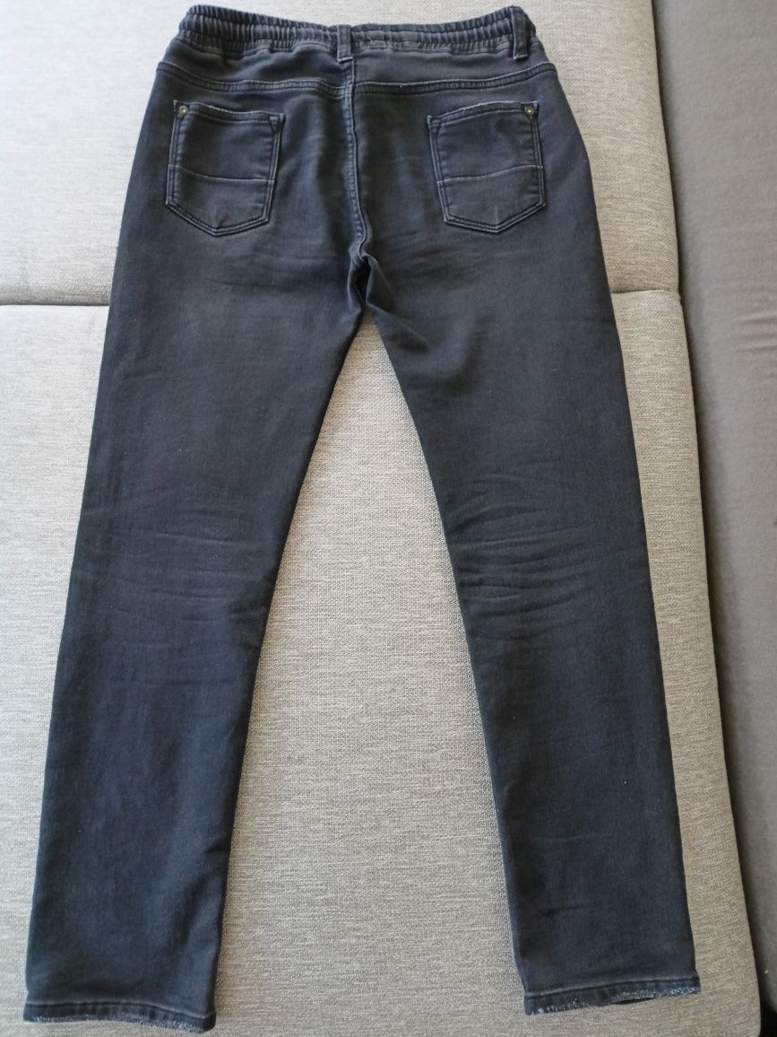Spodnie dżinsowe chłopięce szare