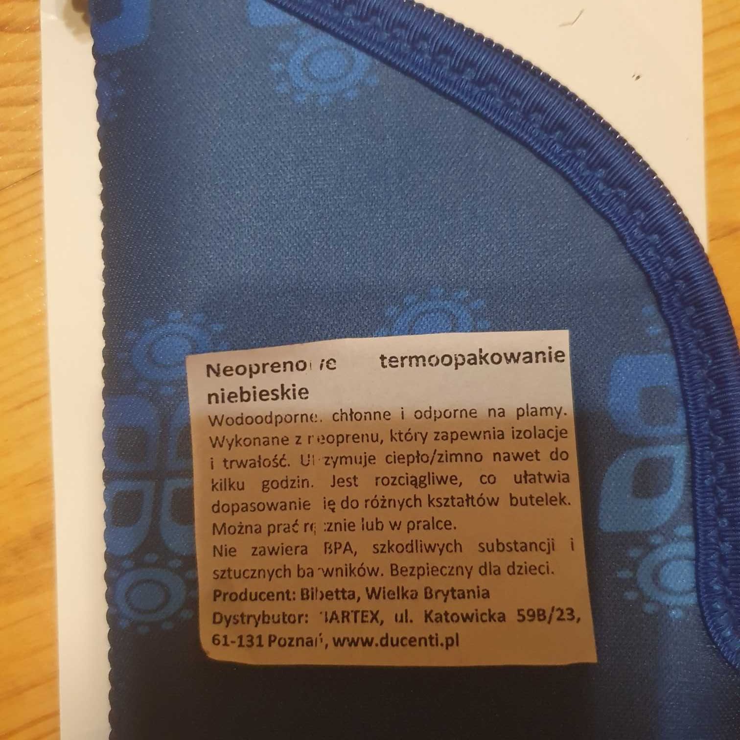 Termoopakowanie neopropanowe bibetta nowe